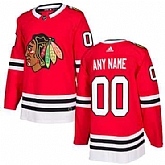 Men's Chicago Blackhawks Custom Red Home Adidas Stitched NHL Jersey,baseball caps,new era cap wholesale,wholesale hats